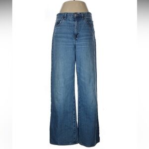 Madewell Blue Wide-Leg Jeans